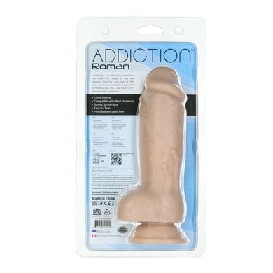 Реалистичный фаллоимитатор ADDICTION Roman 8&Prime; Girthy Dong, длина 22 см, диаметр 6 см SO6852 фото