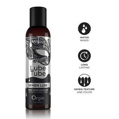 Лубрикант с имитацией спермы Orgie Lube Tube Semen Lube, 150 мл, водная основа, без вкуса и запаха SX1537 фото