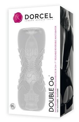 Мастурбатор Dorcel Double OO, двусторонний, два рельефа MD0857 фото