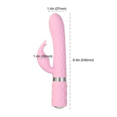 Розкішний вібратор Pillow Talk Lively Pink з кристалом Сваровські для точки G, подарункова упаковка SO6856 фото