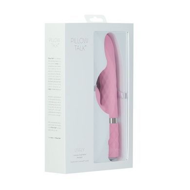 Розкішний вібратор Pillow Talk Lively Pink з кристалом Сваровські для точки G, подарункова упаковка SO6856 фото