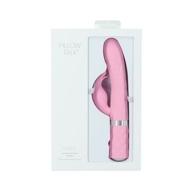 Розкішний вібратор Pillow Talk Lively Pink з кристалом Сваровські для точки G, подарункова упаковка SO6856 фото