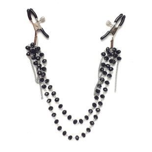 Затискач для сосків Art of Sex - Nipple clamps Sexy Jewelry Black SO5864 фото