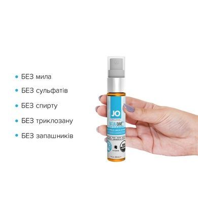 Очищающий спрей System JO NATURALOVE - ORGANIC (30 мл) без сульфатов, триклозана и спирта SO1488 фото