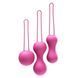 Набір вагінальних кульок Je Joue - Ami Fuchsia, діаметр 3,8-3,3-2,7см, вага 54-71-100гр SO3044 фото 1