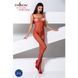 Бодистокинг Passion BS071 red, комбинезон на бретелях PBS071R фото 2