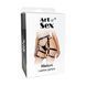Кожаные гартеры Art of Sex - Melani Leather garters, Черные XS-M SO8300 фото 4