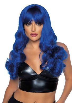 Leg Avenue Misfit Long Wavy Wig Blue SO8010 фото