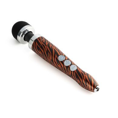 Вібромасажер DOXY Die Cast 3R TIGER, дуже потужний, живлення 220В, металевий корпус SO8026 фото
