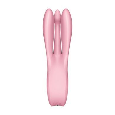 Кліторальний вібратор Satisfyer Threesome 1 Pink з трьома гнучкими пальчиками SO6985 фото