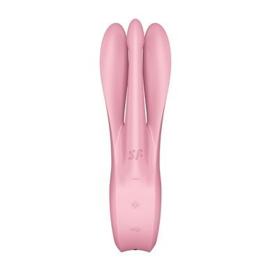Кліторальний вібратор Satisfyer Threesome 1 Pink з трьома гнучкими пальчиками SO6985 фото