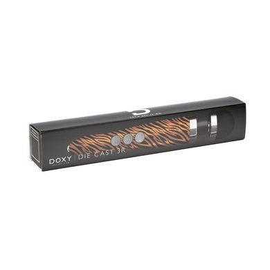 Вібромасажер DOXY Die Cast 3R TIGER, дуже потужний, живлення 220В, металевий корпус SO8026 фото