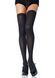 Leg Avenue Opaque Nylon Thigh Highs OS Black SO7916 фото 1