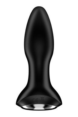 Анальная смарт вибропробка с жемчужным массажем Satisfyer Rotator Plug 2+ Black SO6279 фото