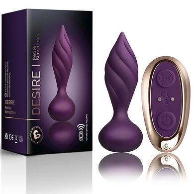 Анальна вібропробка Rocks Off Petite Sensations &ndash; Desire Purple SO5976 фото