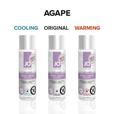 Разогревающая смазка System JO AGAPE - WARMING (30 мл) без глицерина, гликоля и парабенов SO1493 фото