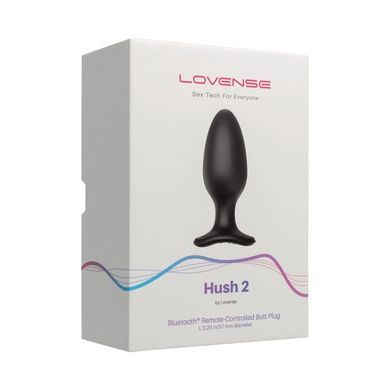 Анальная смарт-вибропробка Lovense Hush 2, размер L SO6983 фото