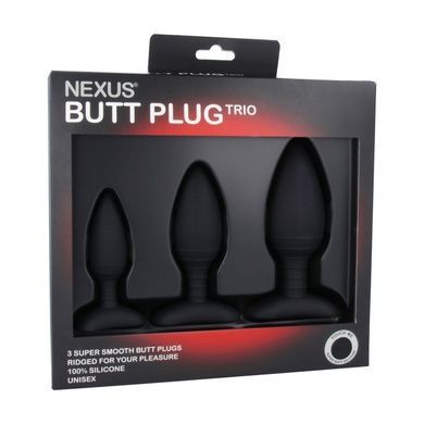 Набор анальных пробок Nexus Butt Plug Trio, макс. диаметр 3&ndash;4&ndash;5 см SO2743 фото