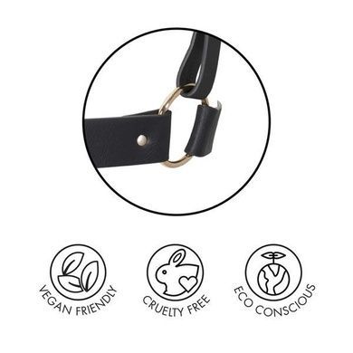 Портупея Bijoux Indiscrets MAZE - X Harness Black, экокожа SO2676 фото