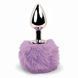 Анальна пробка FeelzToys - Bunny Tails Butt Plug Purple SO5062 фото 1