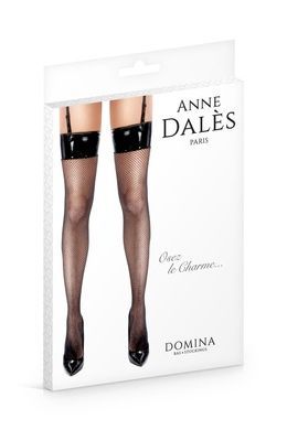 Панчохи сітка з вініловим верхом Anne De Ales Domina T1 SO4051 фото