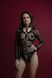 Збруя з ланцюгом та фіксаторами Feral Feelings Harness with Cuffs Black SO8252 фото 1