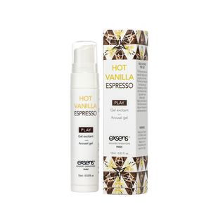 Стимулирующий гель EXSENS Kissable Hot Vanilla Espresso 15мл можно для поцелуев, охлаждающий SO2368 фото