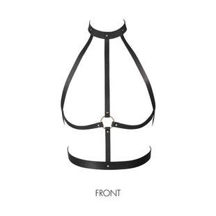 Портупея Bijoux Indiscrets MAZE - H Harness Black SO2678 фото