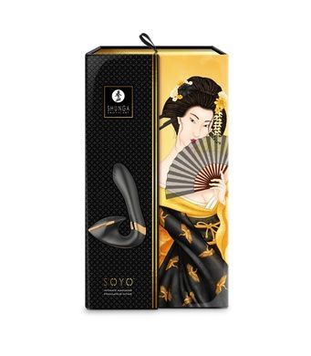 Вібратор Shunga - Soyo Intimate Massager Black SO6908 фото