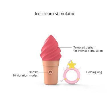 Вибратор-мороженое Love To Love CAND'ICE &mdash; RASPBERRY JOLLY SO6820 фото