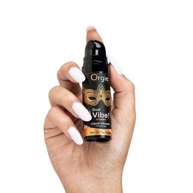 Жидкий вибратор Orgie Dual Vibe! Sex On The Beach Kissable Liquid Vibrator, 15 мл SX1499 фото