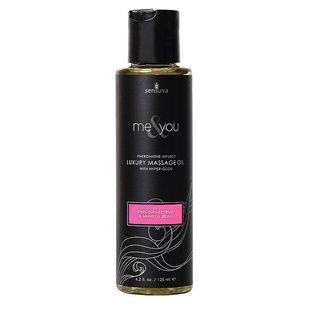 Масажна олія Sensuva &mdash; Me&You Pink Grapefruit & Vanilla Bean (125 мл) з феромонами SO4464 фото