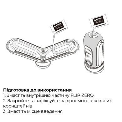Мастурбатор Tenga Flip Zero GRAVITY White, змінна інтенсивність стимуляції, розкладний SO6236 фото