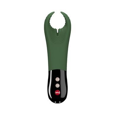 Вібратор для пеніса Fun Factory MANTA moss green/black, підходить для парних ігор SX0966 фото