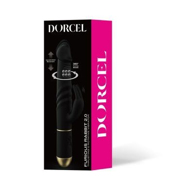 Вибратор Dorcel Furious Rabbit 2.0 с возвратно-поступательными движениями головки, перезаряжаемый SO4876 фото