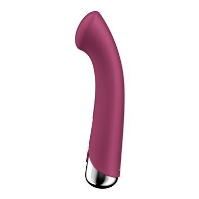 Вібратор з ротацією Satisfyer Spinning G-Spot 1 Red, плоский майданчик для стимуляції точки G SX0555 фото