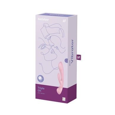 Вибратор-кролик Satisfyer Triple Oh Pink SO7780 фото