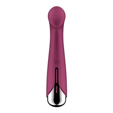Вібратор з ротацією Satisfyer Spinning G-Spot 1 Red, плоский майданчик для стимуляції точки G SX0555 фото