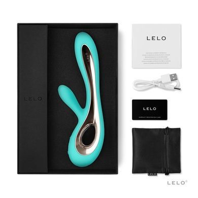 Вібратор-кролик LELO Soraya 2 Aqua, 12 режимів вібрації, до 4 годин роботи SO8110 фото