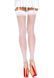 Leg Avenue Sheer backseam stockings OS White SO7977 фото 1