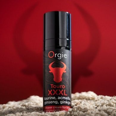 Крем для посилення ерекції Orgie Touro XXXL Power Cream, 15 мл, з ефектом вібрації SX1561 фото
