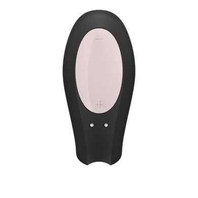 Смарт-вибратор для пар Satisfyer Double Joy Black с широким клиторальным стимулятором SO3898 фото